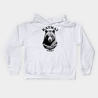 Katmai National Park Home Of Grizzly Bears Kids Hoodie